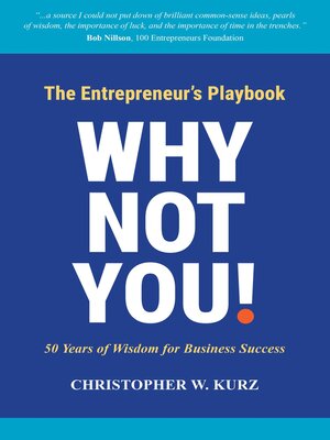 cover image of Why Not You!
